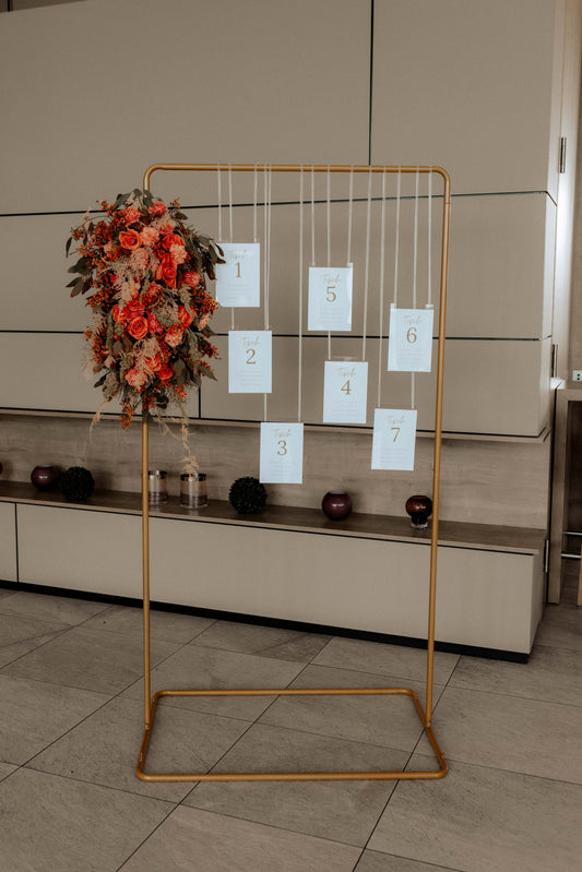 Wilkommensschild/Sitzplan  “Aurelia”