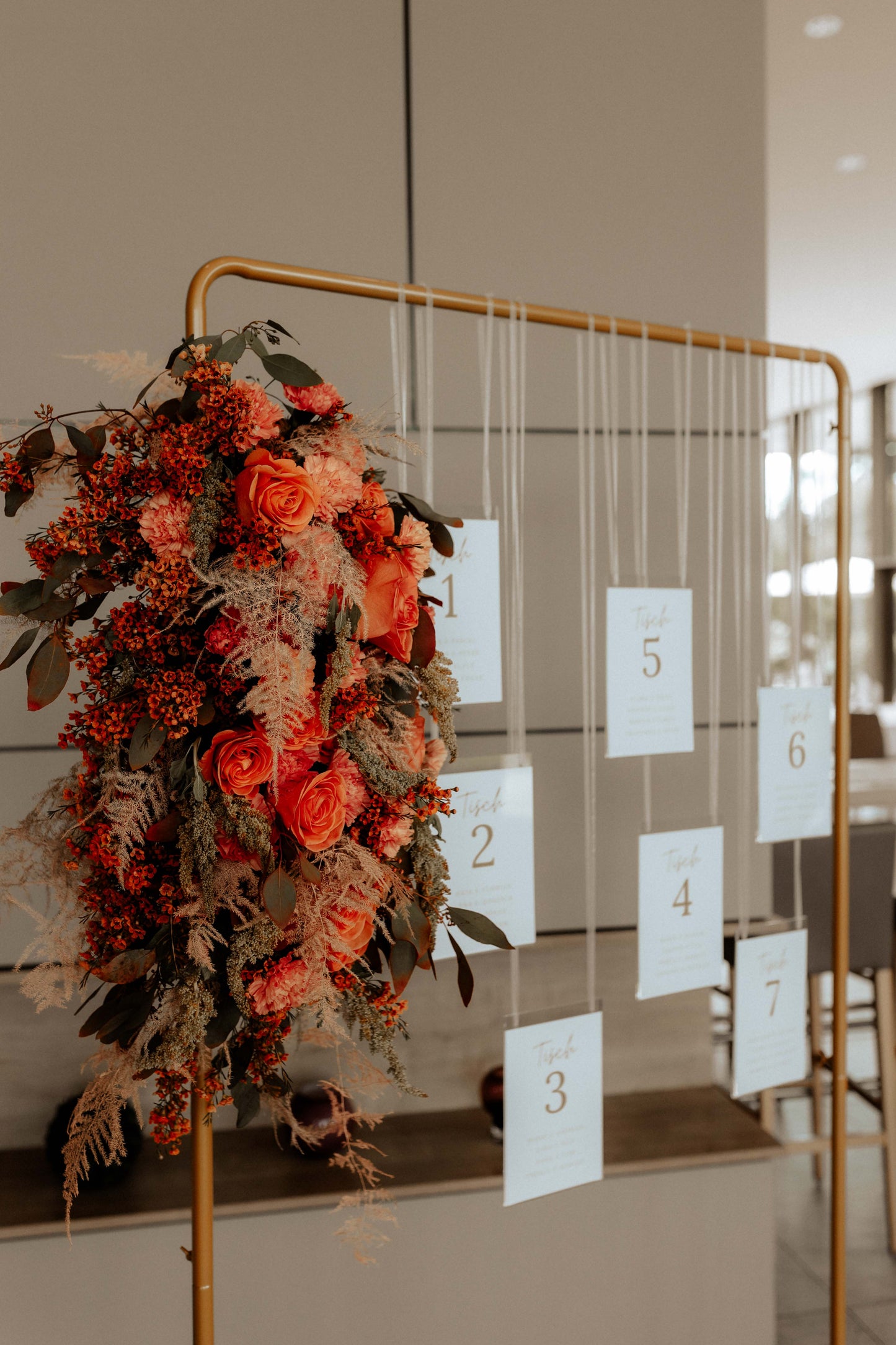 Wilkommensschild/Sitzplan  “Aurelia”