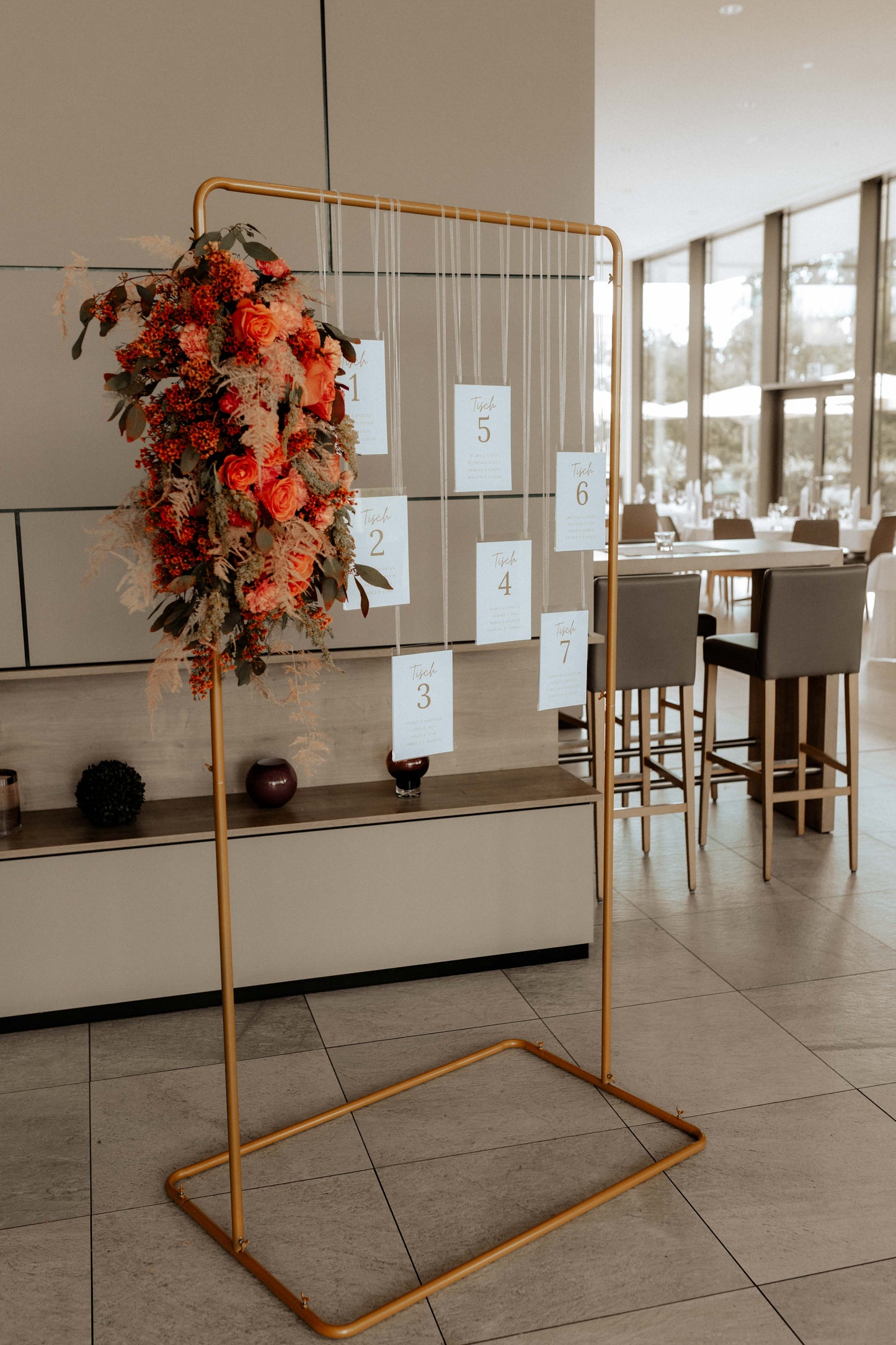 Wilkommensschild/Sitzplan  “Aurelia”