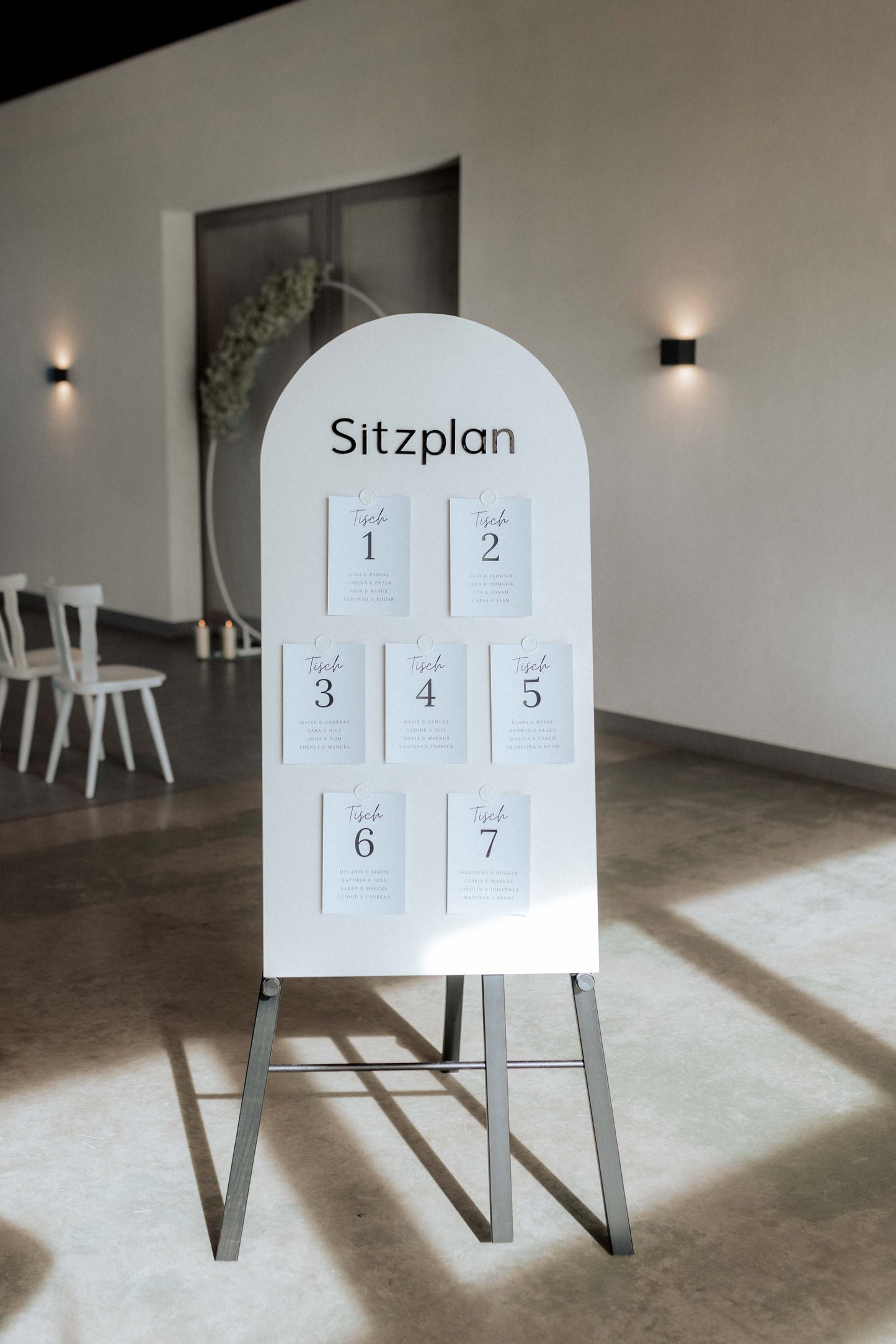 Sitzplan  “Alba”