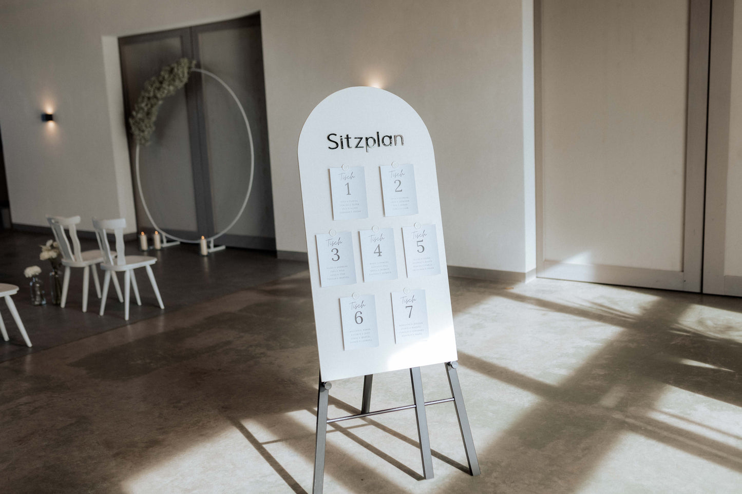 Sitzplan  “Alba”