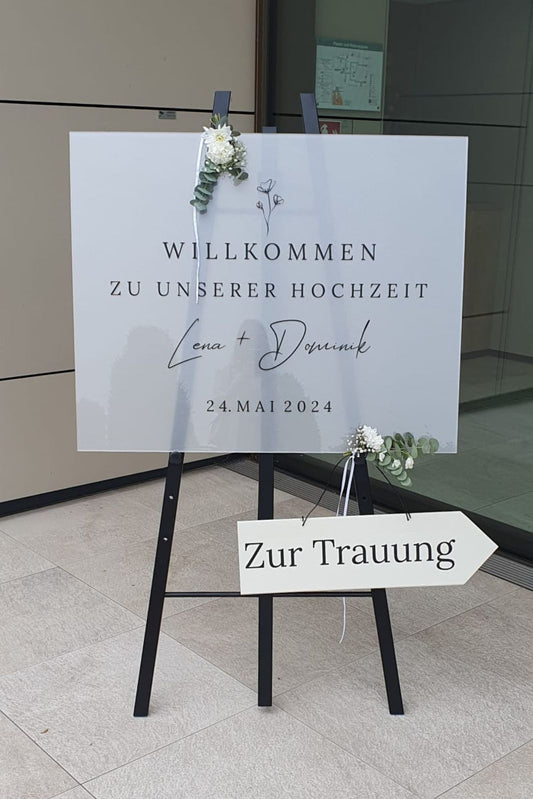 Willkommensschild “Amalia“