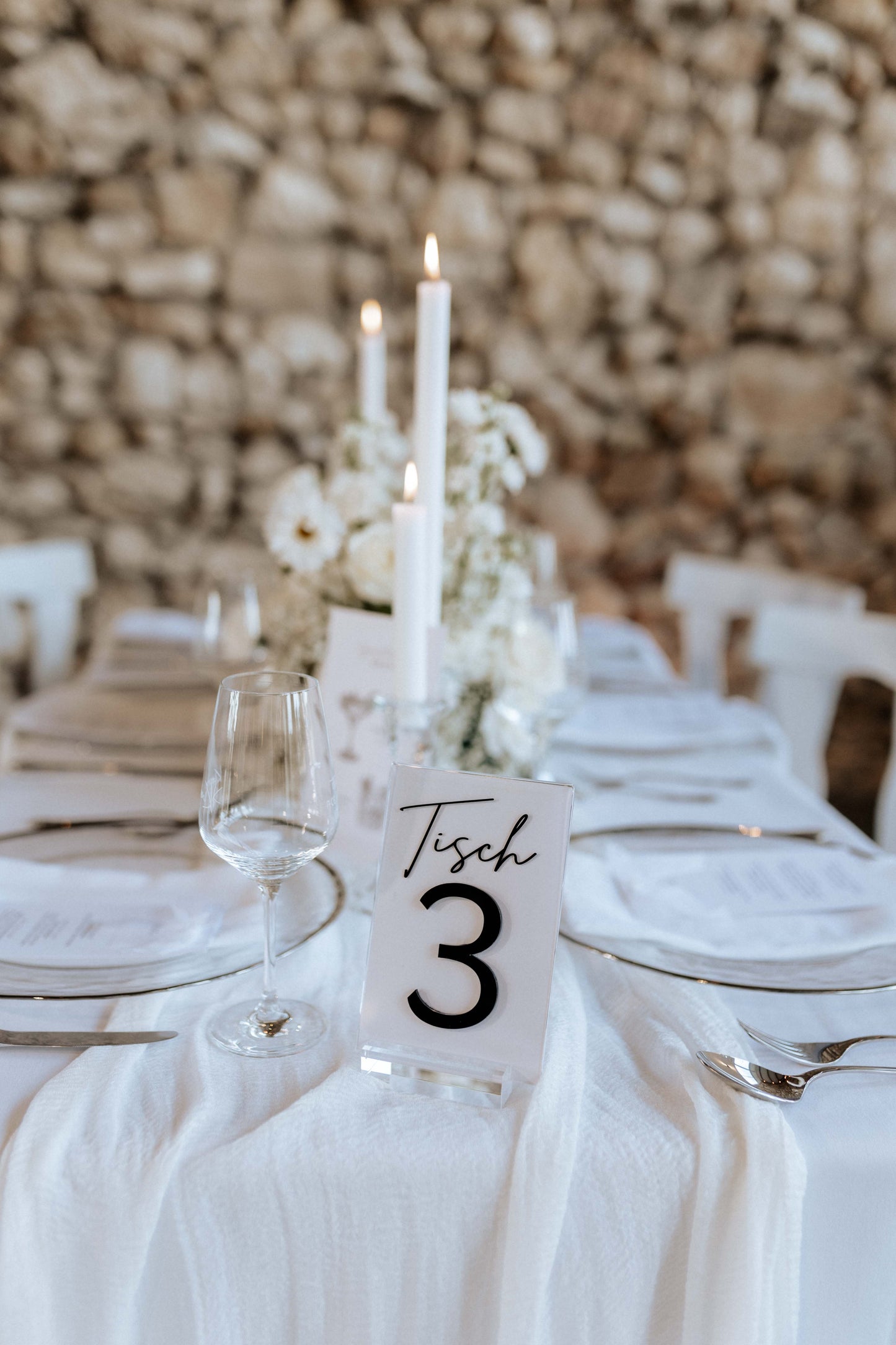 Tischnummer “Carlo“