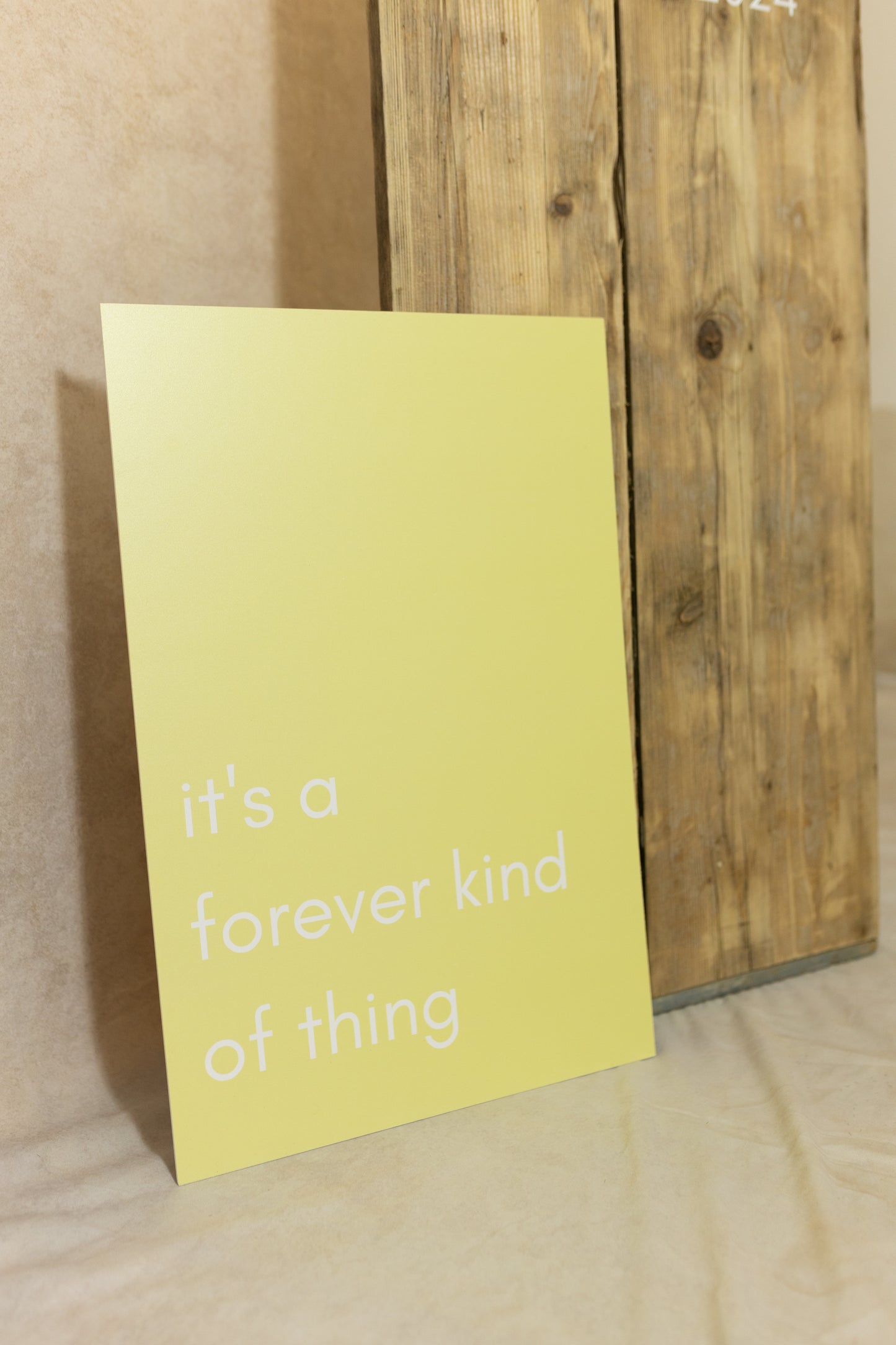 Willkommensschild “Sylvan & Tryck“