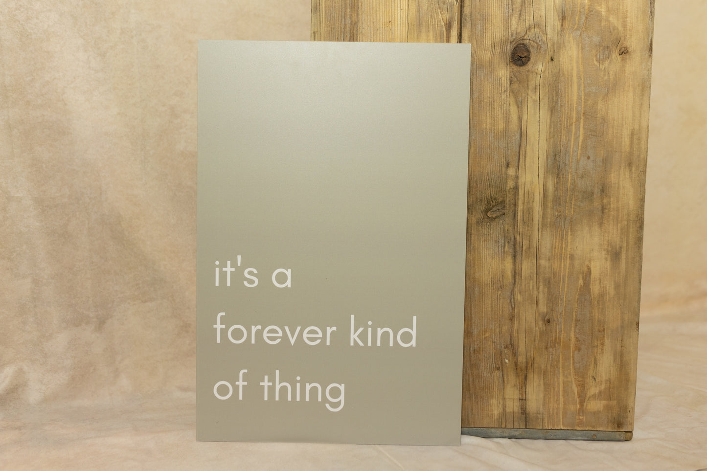 Willkommensschild “Sylvan & Tryck“