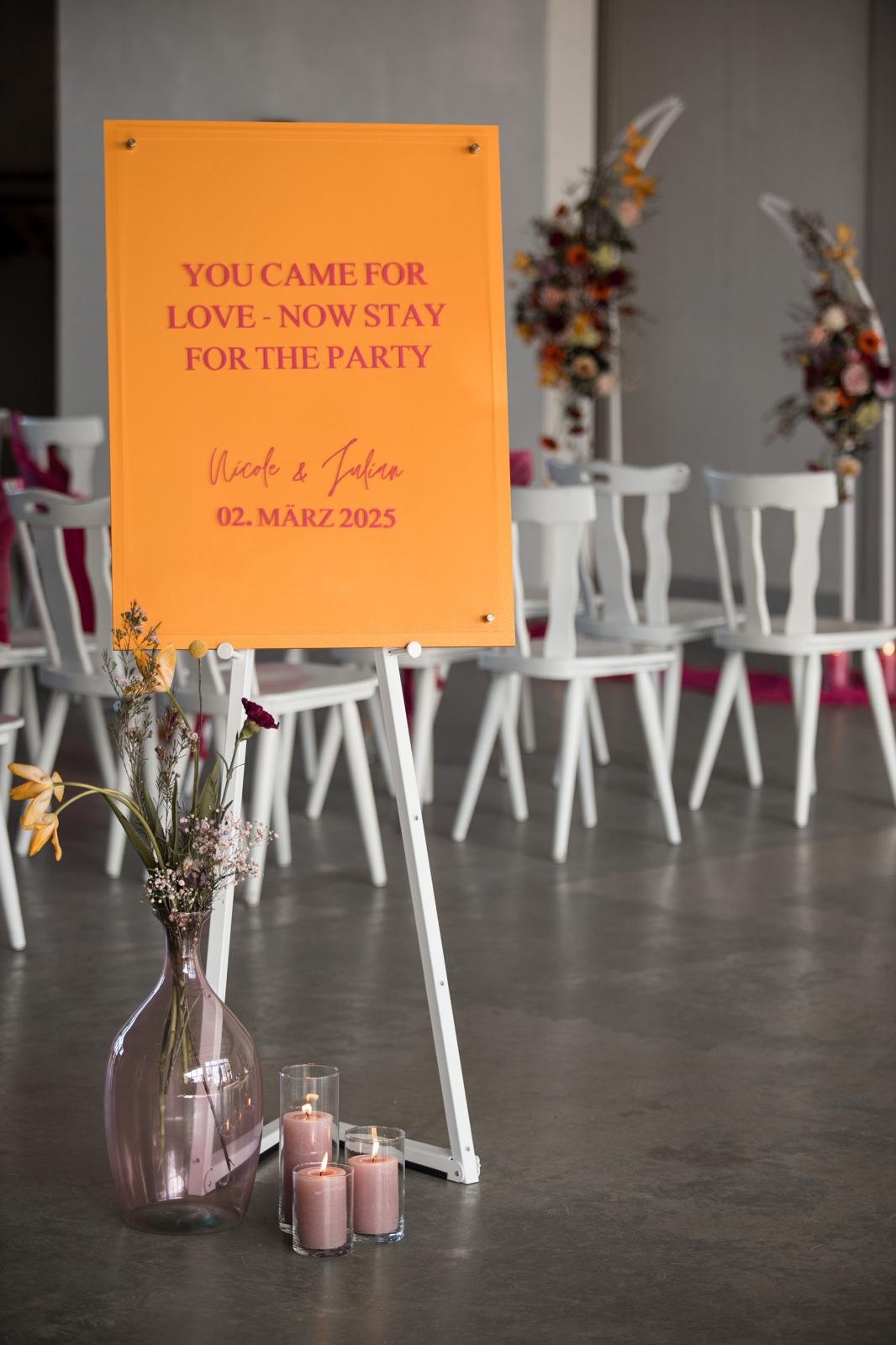 Wilkommenschild "Julie"