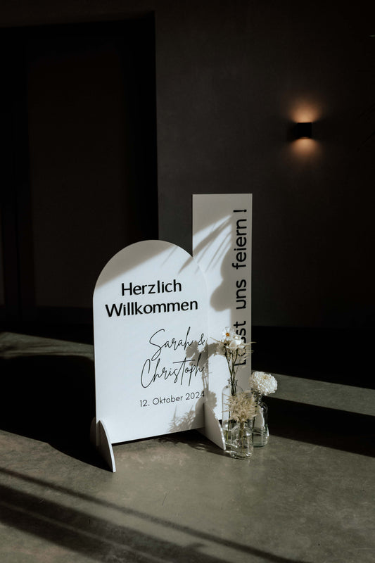Willkommensschild “Theo & Noah“